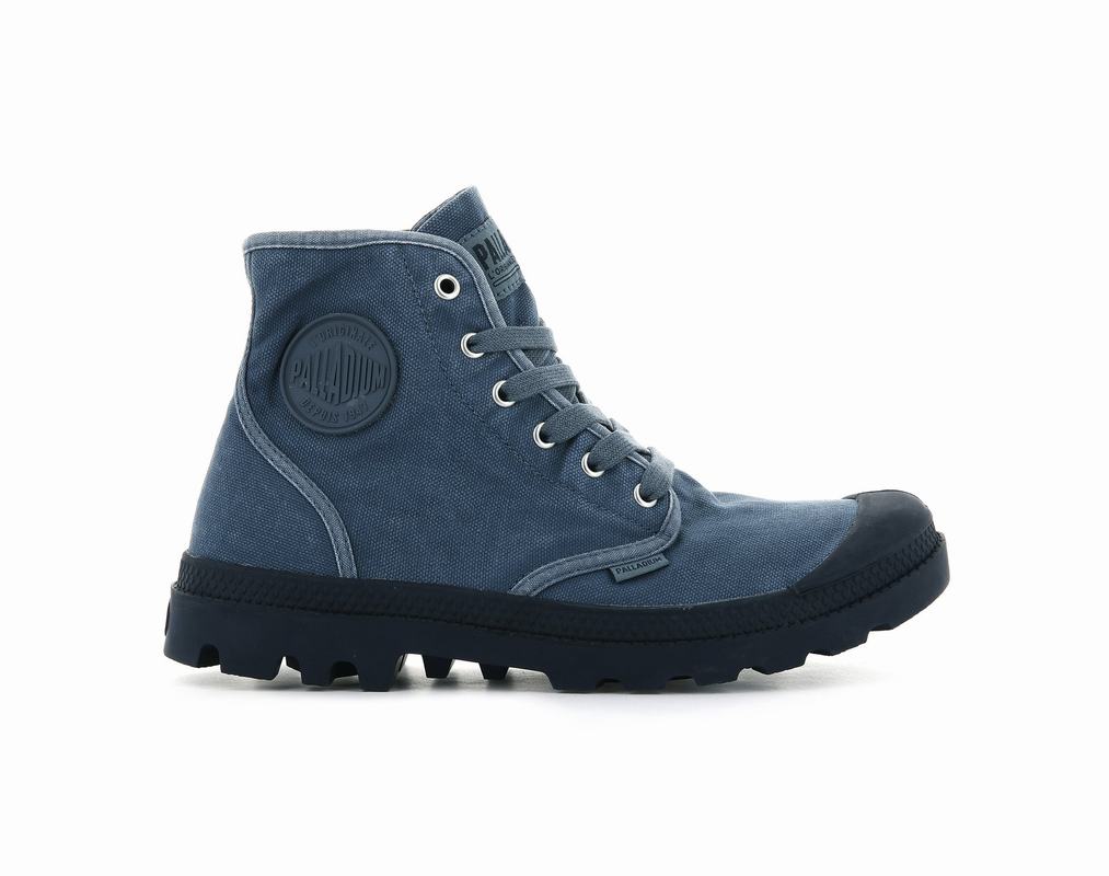 Palladium Pampa Hi Herren Stiefel Blau ||196745-XNG||